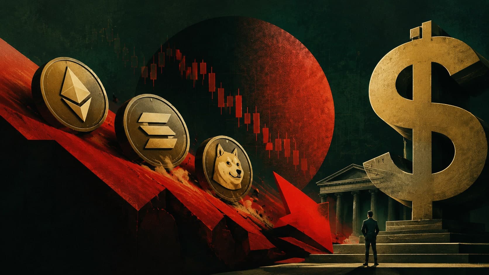 курс ethereum solana dogecoin снижается