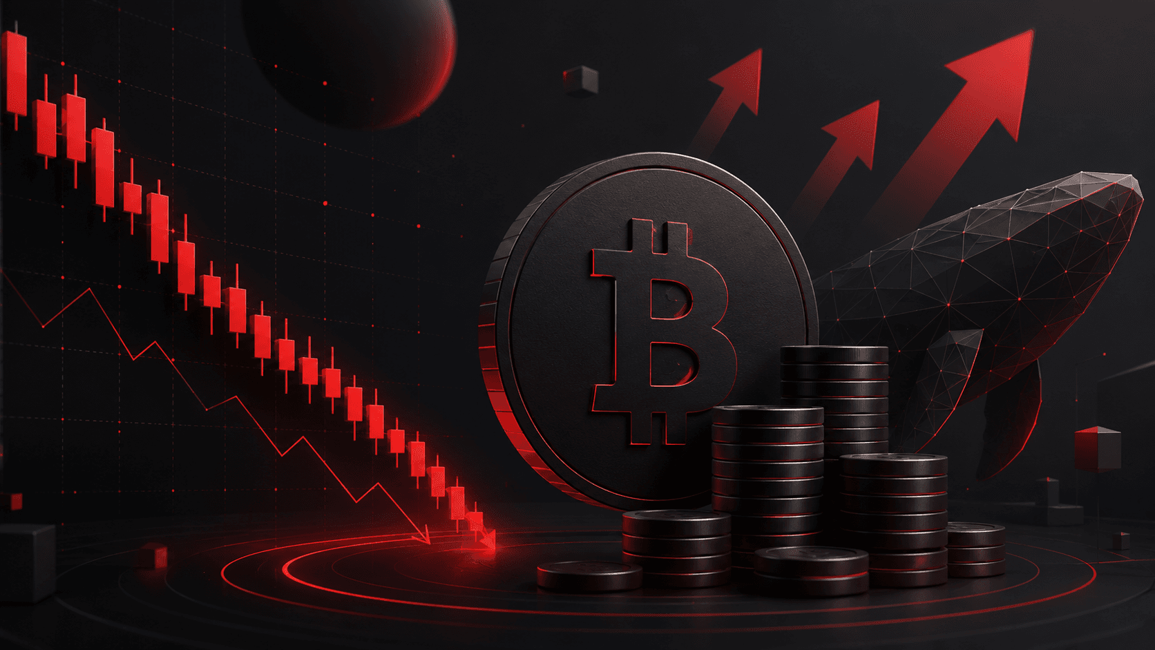 Иллюстрация: Крупные инвесторы накопили 68 000 BTC во время падения биткоина к $60 000