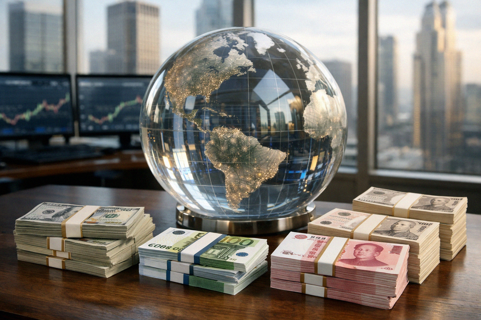 Иллюстрация к материалу: Мировые резервы достигли $13 трлн — впервые в истории