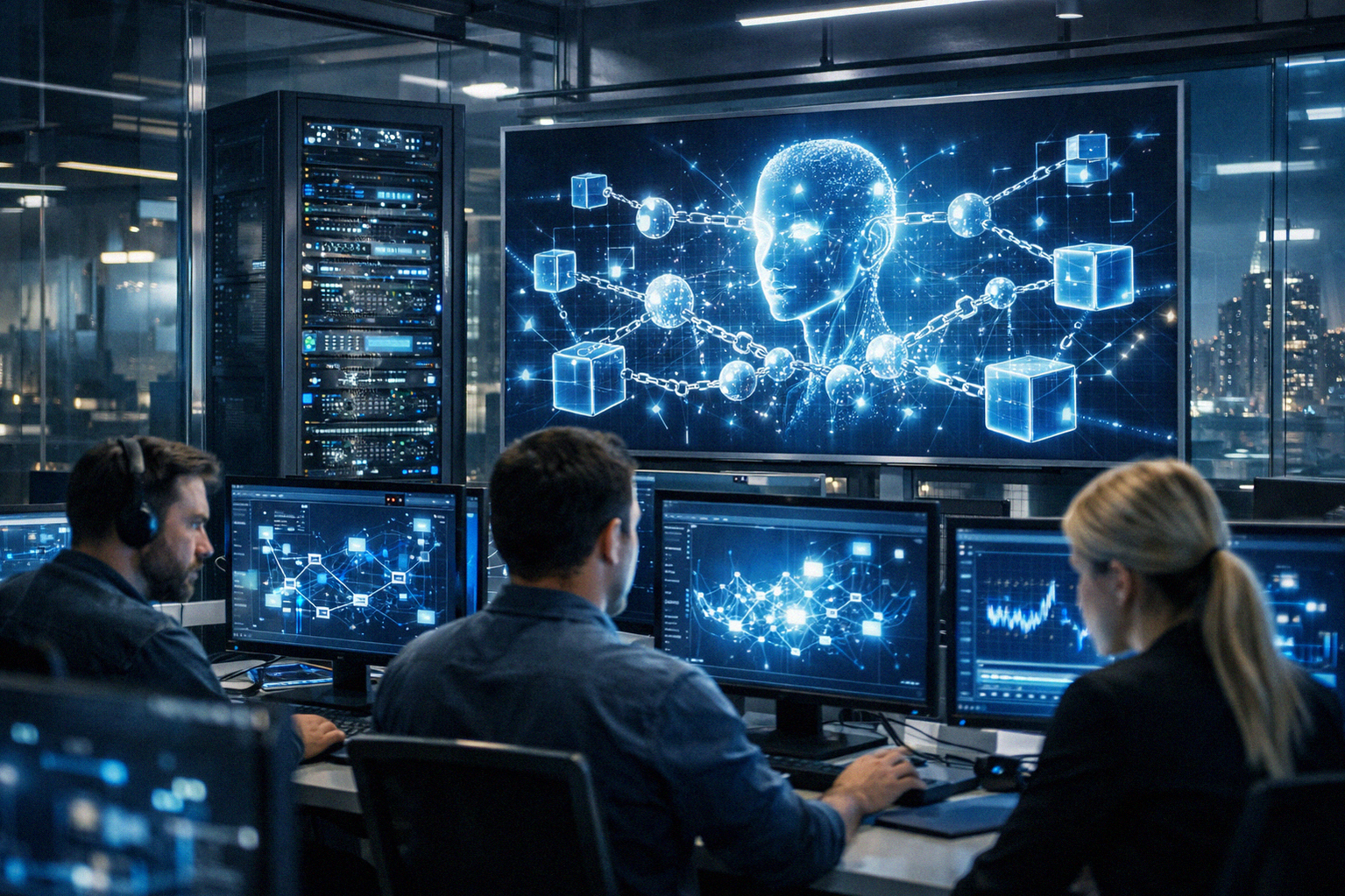 Иллюстрация к материалу: Base Ethereum: почему сети делают ставку на агентов ИИ