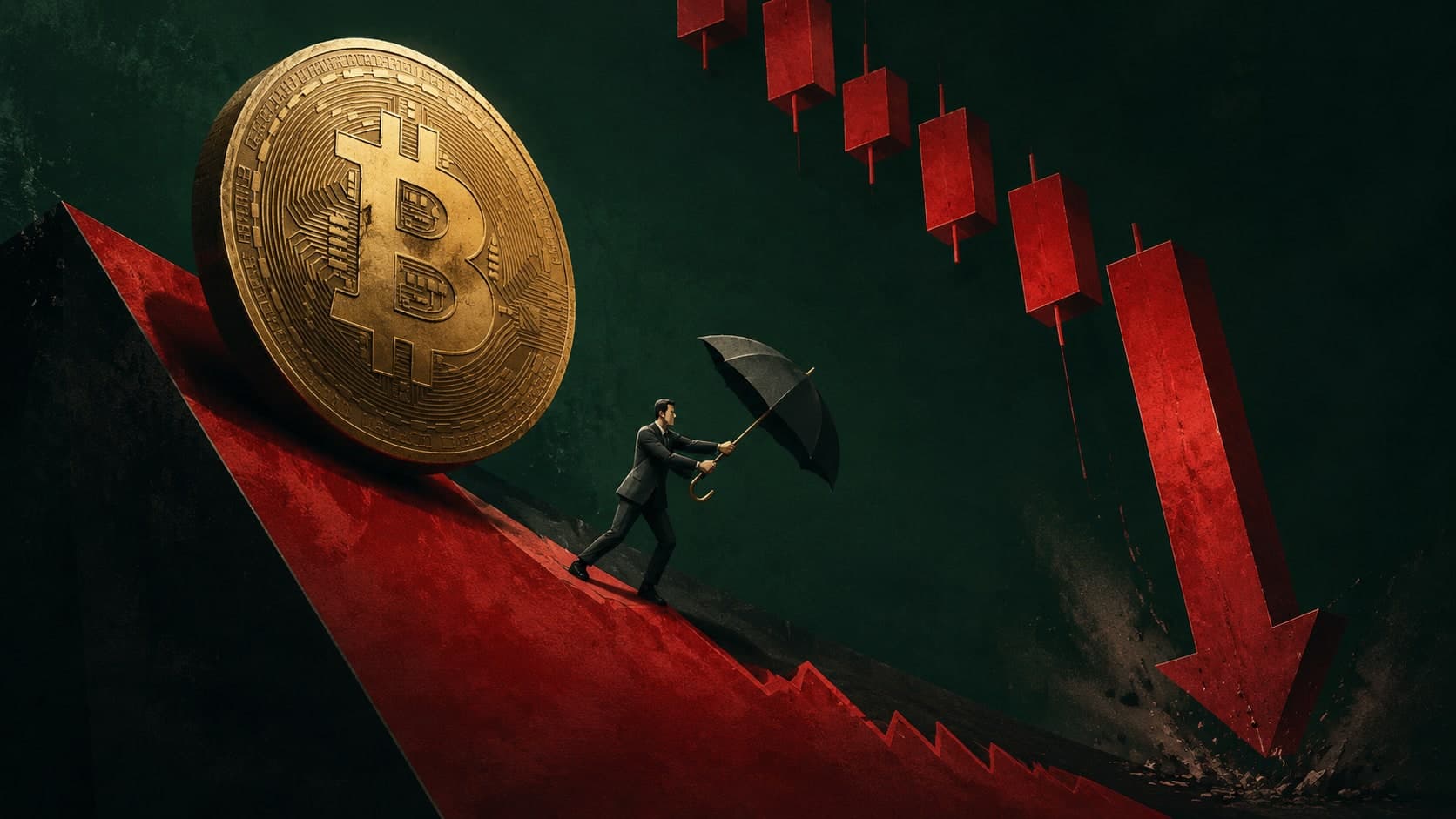 падение биткоина