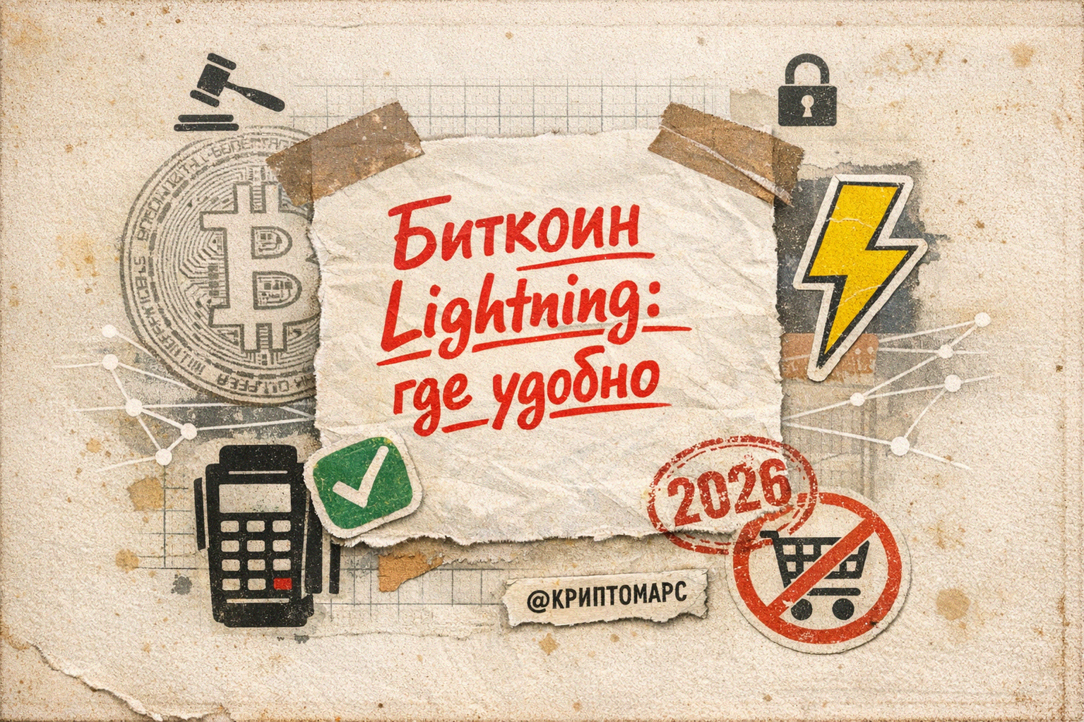 Иллюстрация к материалу: Биткоин платежи: где сеть Лайтнинг реально удобна, а где нет