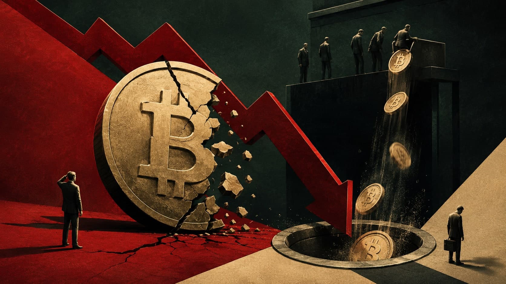 курс биткоина упал