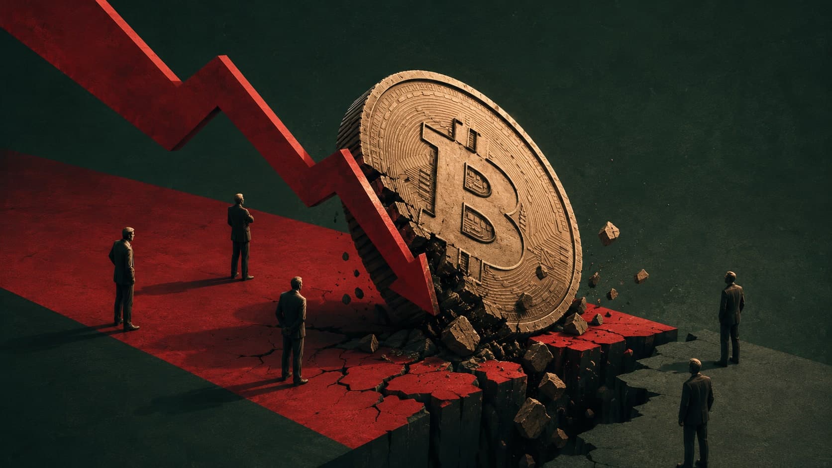 падение биткоина